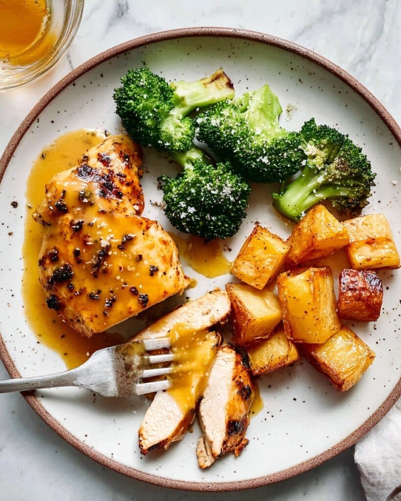 Sheet Pan Honey Mustard Chicken Thighs Recipe