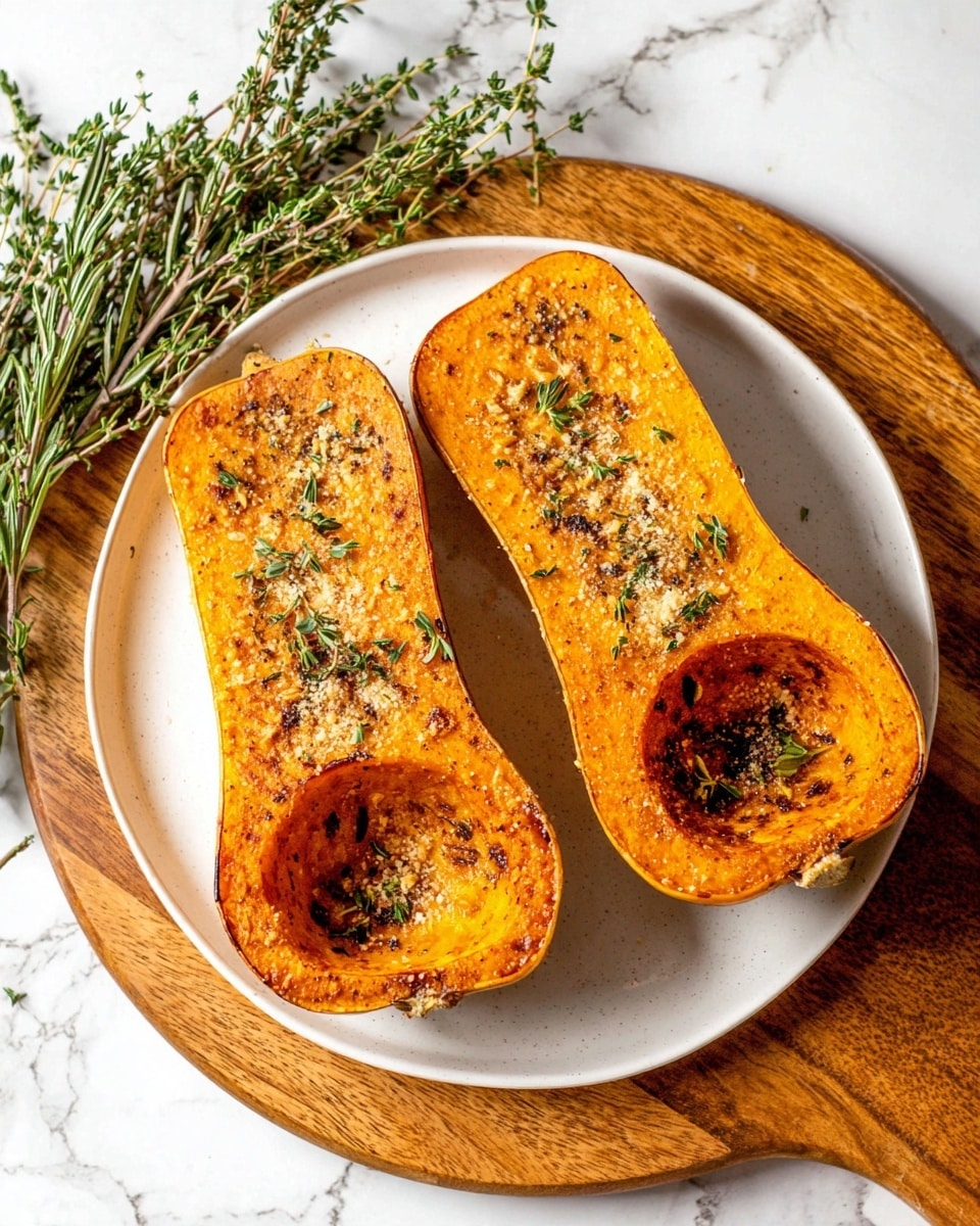 Parmesan & Herb Roasted Honeynut Squash Recipe