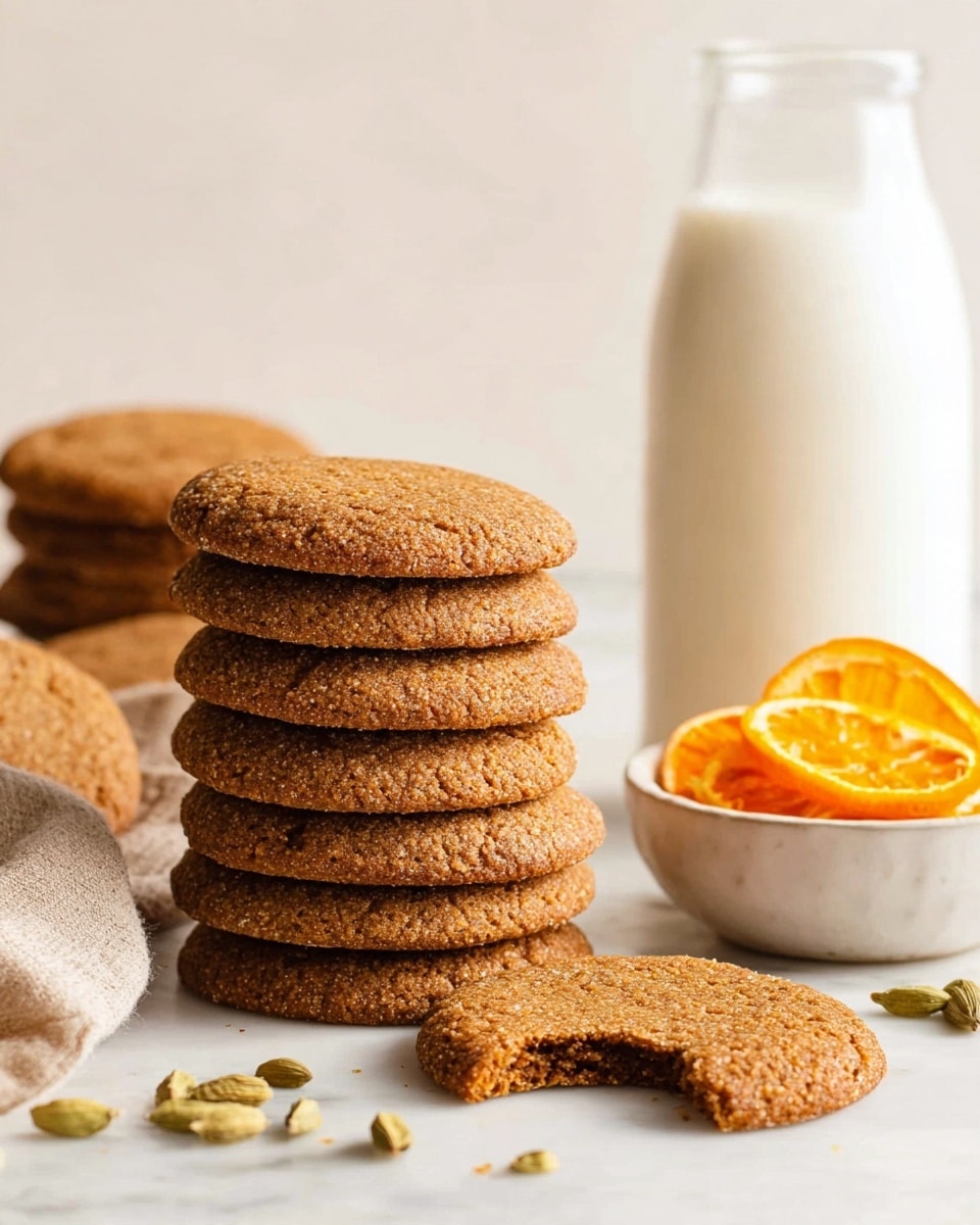 Orange Cardamom Cookies Recipe