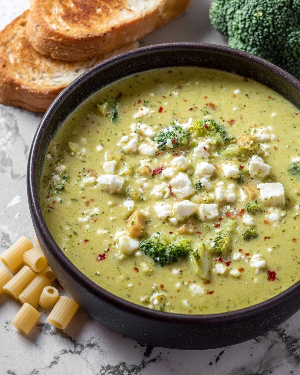 Broccoli Feta Soup Recipe