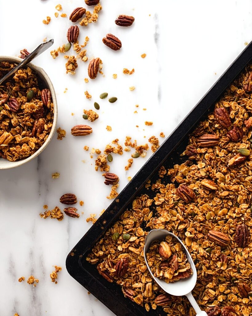 Pumpkin Maple Pecan Granola Recipe