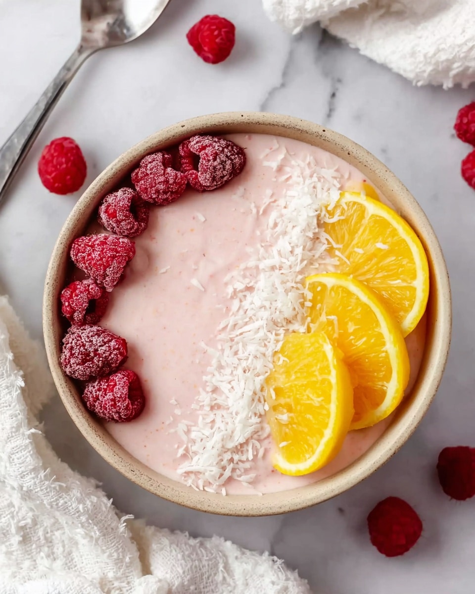 Lemon Raspberry Cottage Cheese Bowl Recipe