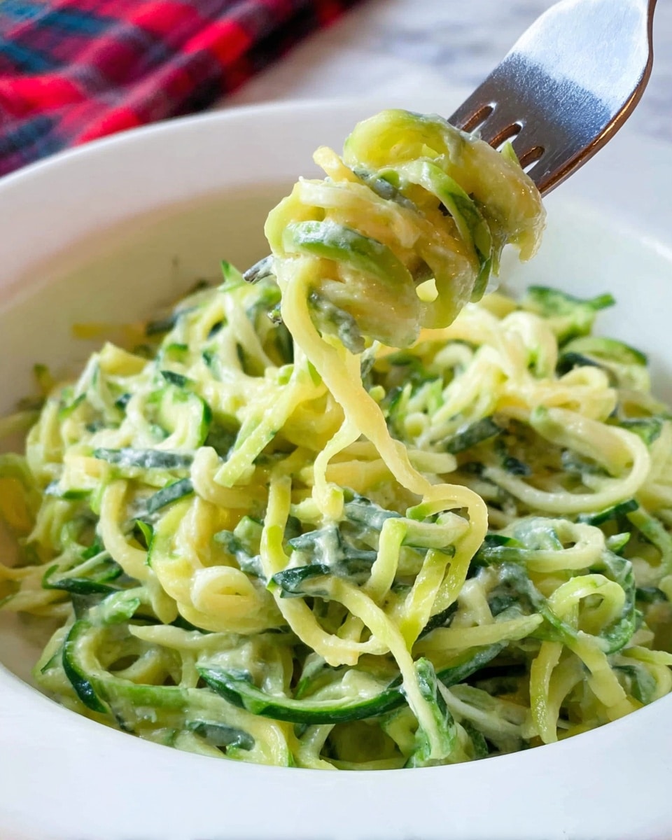Easy Zucchini Noodle Alfredo Recipe