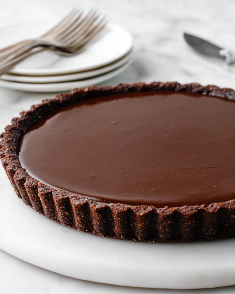 Chocolate Truffle Tart (Gluten-Free, Dairy-Free) Recipe