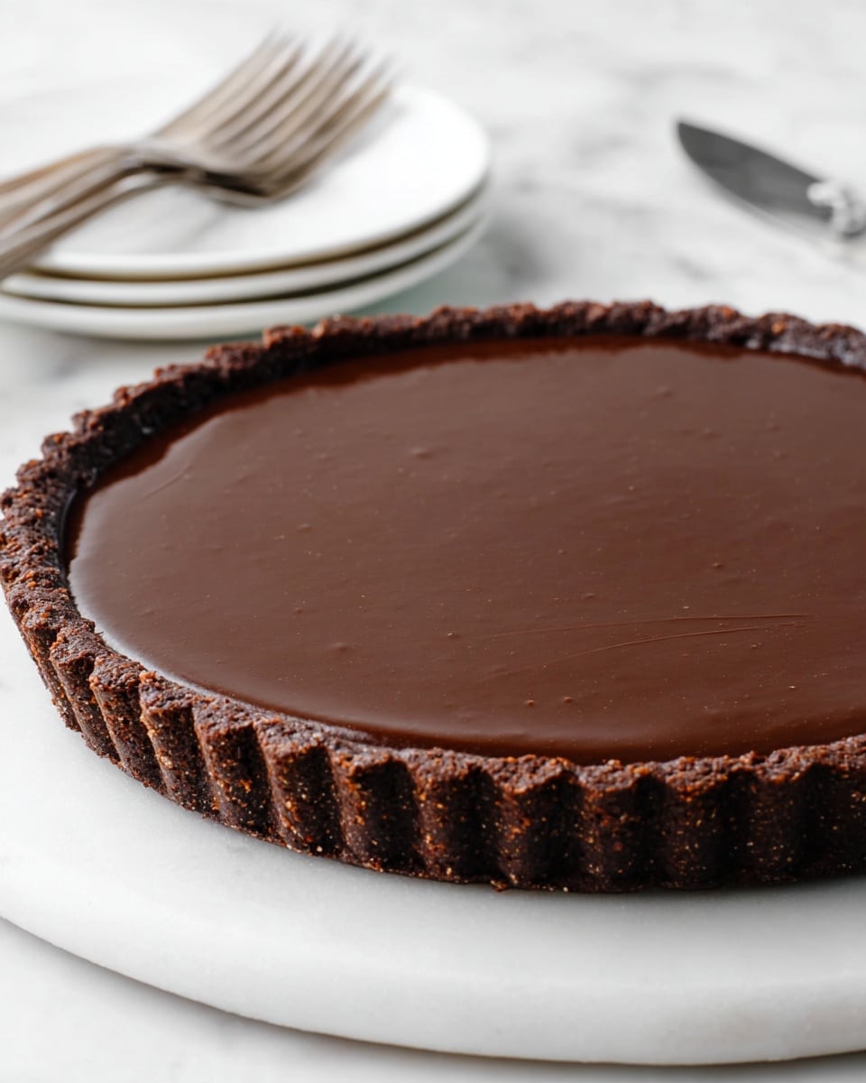Chocolate Truffle Tart (Gluten-Free, Dairy-Free) Recipe