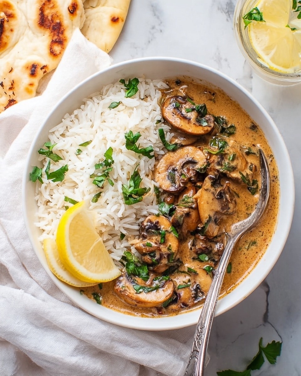 Creamy Mushroom Coconut Curry Recipe
