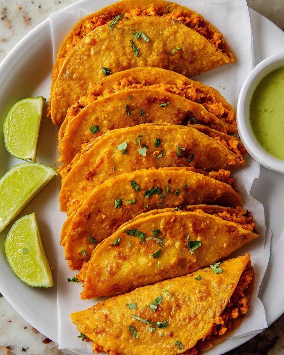 Crispy Buffalo White Bean Tacos (Vegan) Recipe