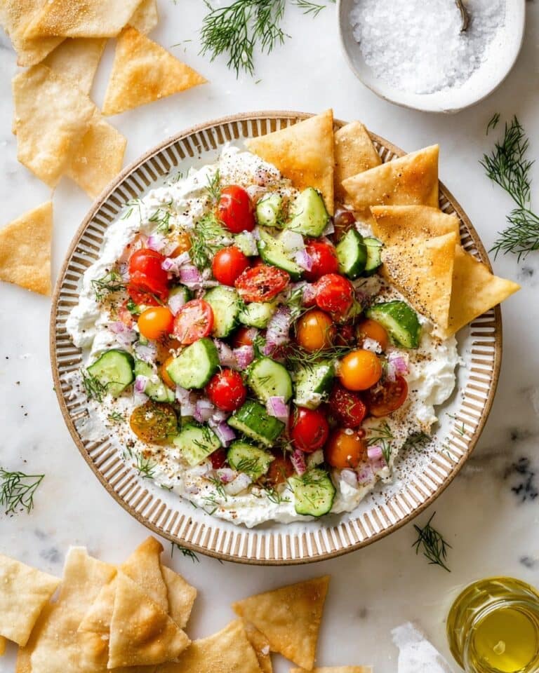 Cottage Cheese Salad with Fresh Veggies and Herbs Recipe