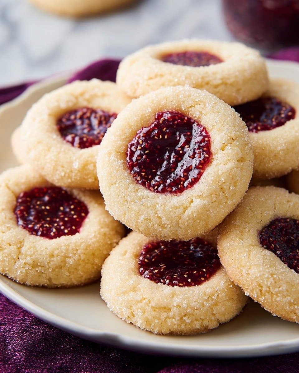 Classic Thumbprint Cookies with Jam Filling Recipe