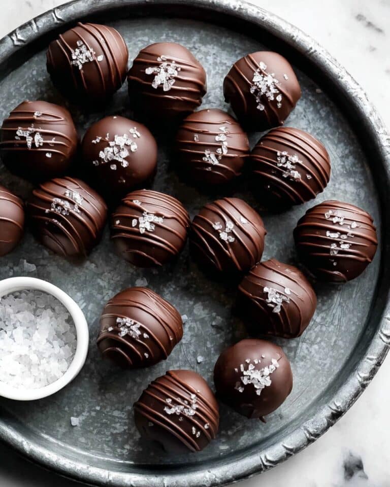 Dark Chocolate Dried Fig Truffles Recipe