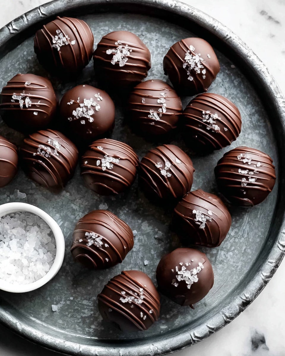 Dark Chocolate Dried Fig Truffles Recipe